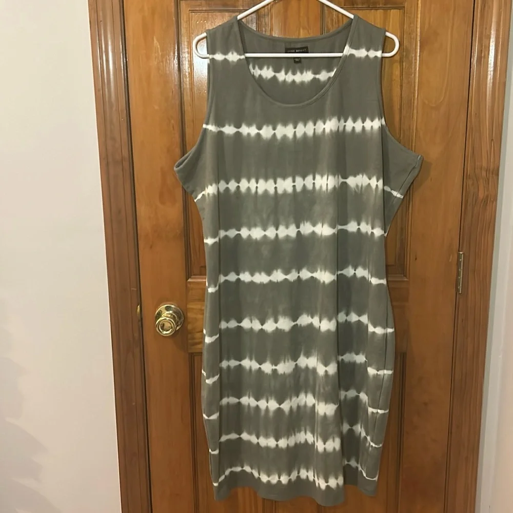 Lane Bryant Plus Tie Dye Dress - Picture 1 of 6